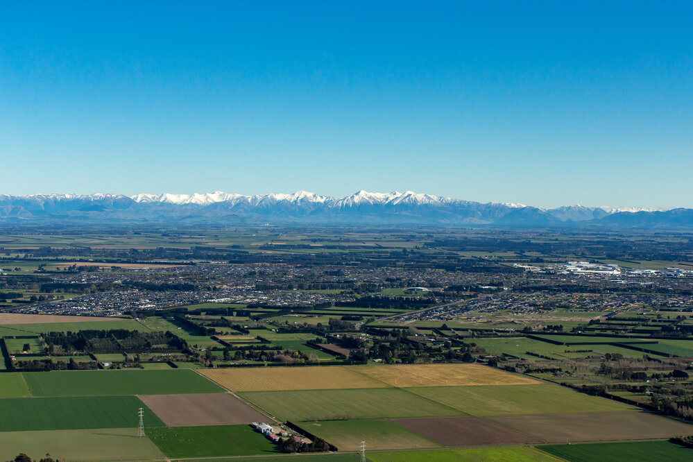 Aerial of Selwyn District 