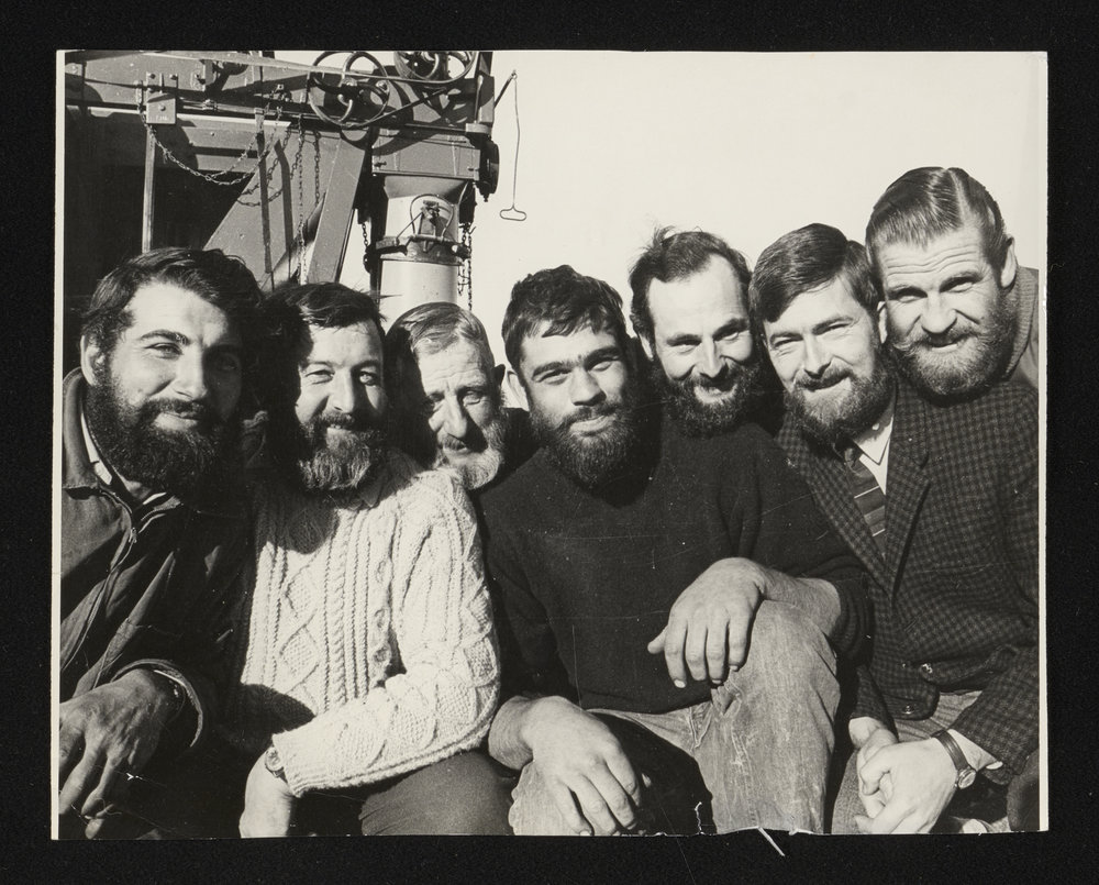 Beard growing competition at Halkett School Centenary, 1970