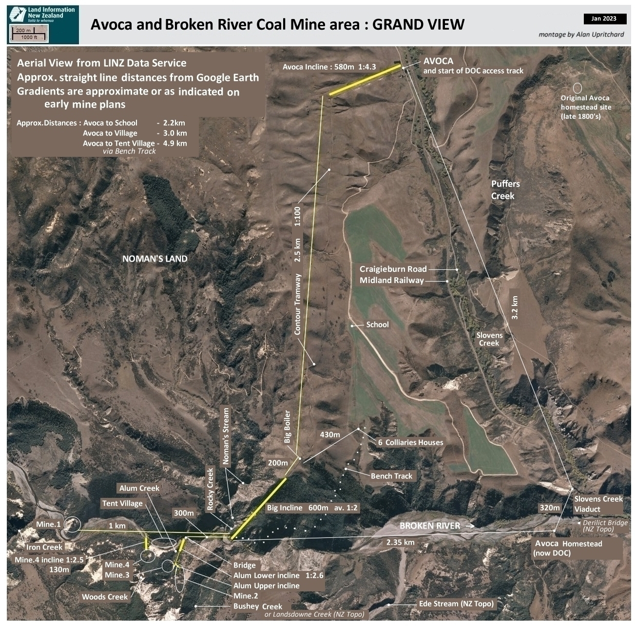 MTC3001 : Overview of Mt Torlesse Collieries Area