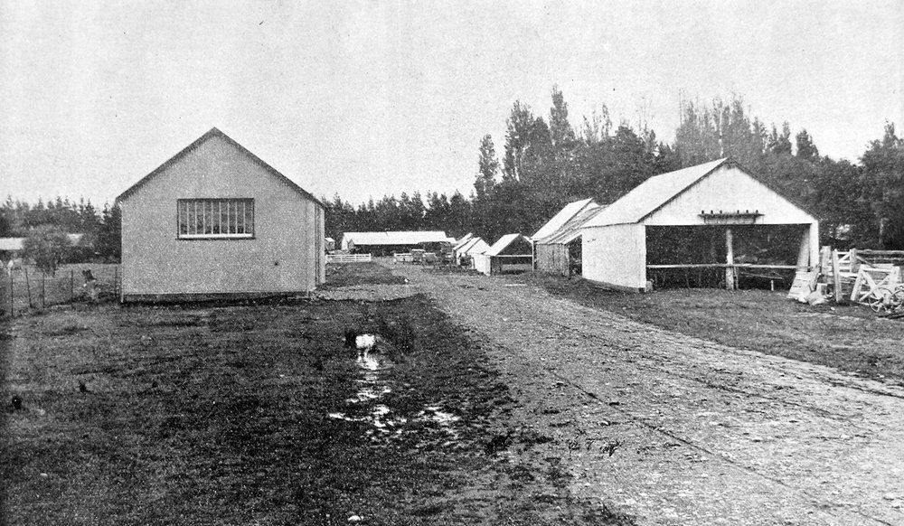 Agricultural outbuildings, Hororātā, 1907
