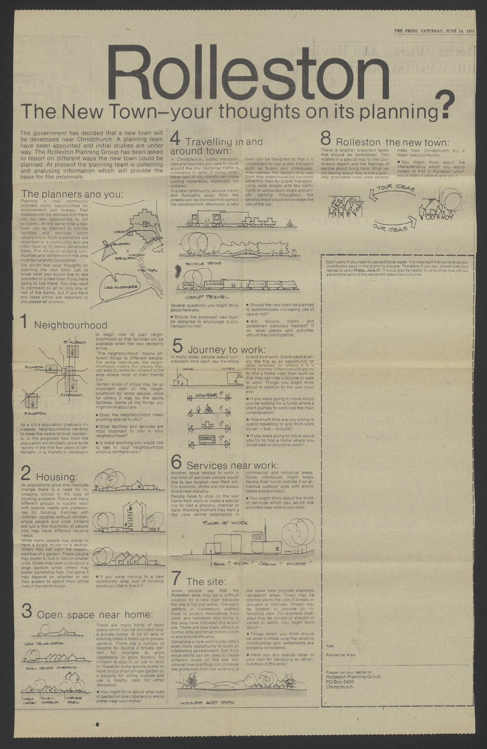 Rolleston: The New Town - your thoughts on its planning?