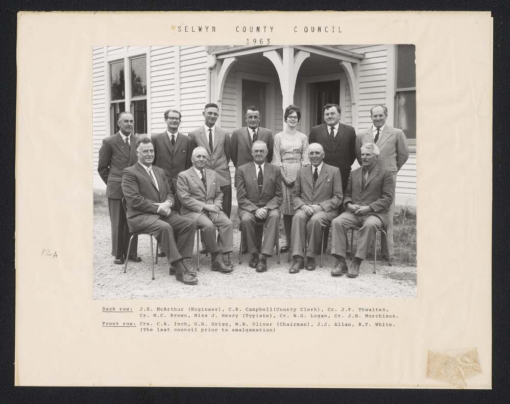 Selwyn County Council, 1963