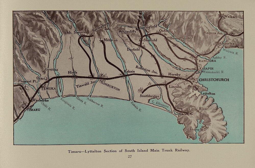 Timaru to Lyttleton section of the main trunk railway(1928)
