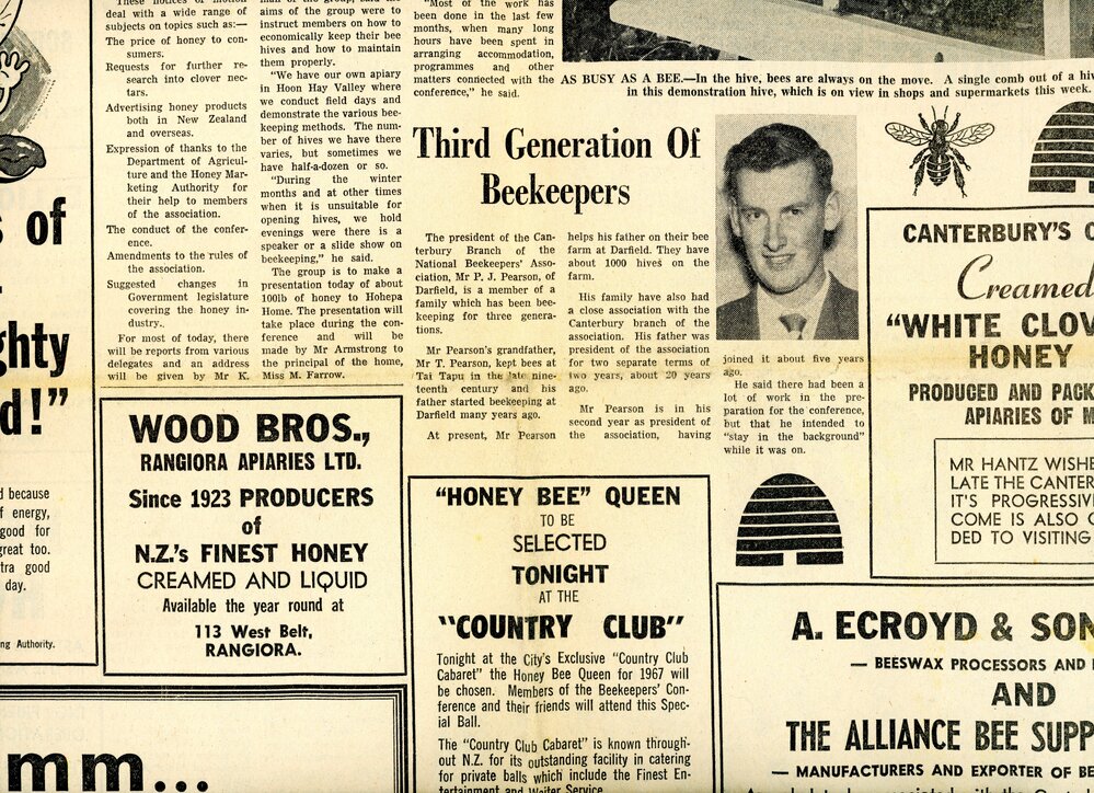 Peter Pearson - third generation bee-keeper