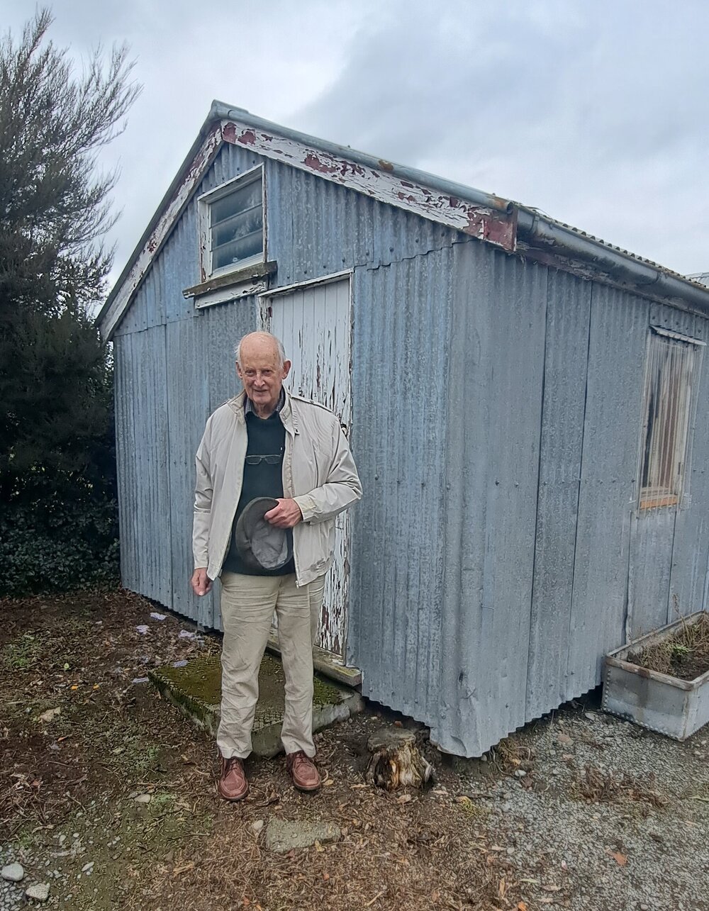 Peter Pearson at 13 Cridges Road, Darfield, July 2023