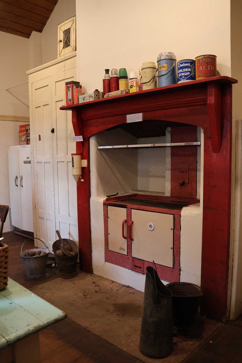 Coal range, Terrace Station kitchen museum, 2023
