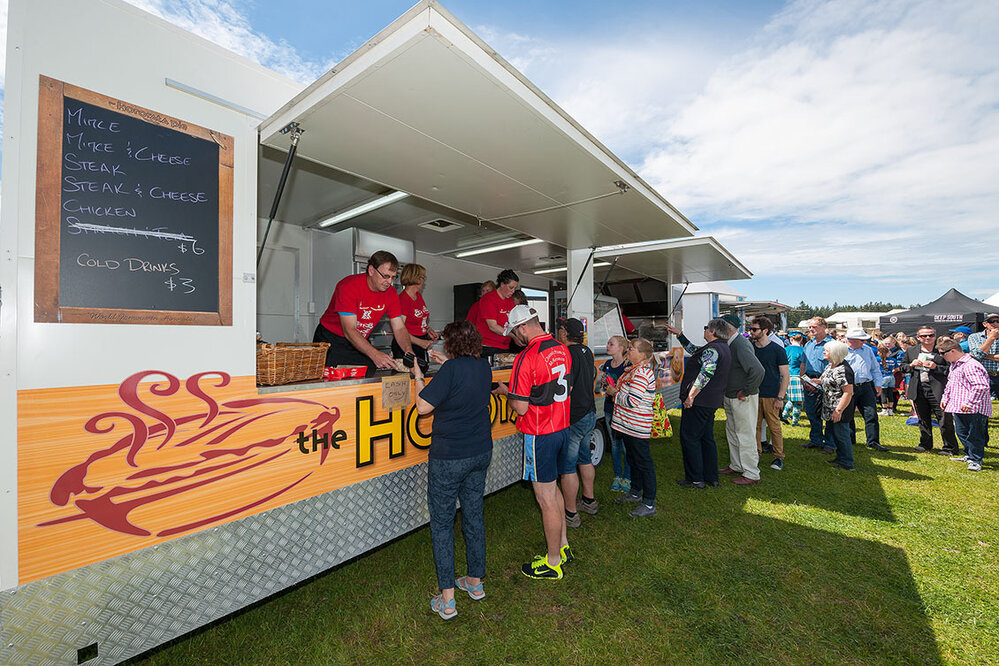 Hororāta Pie cart at the Highland Games