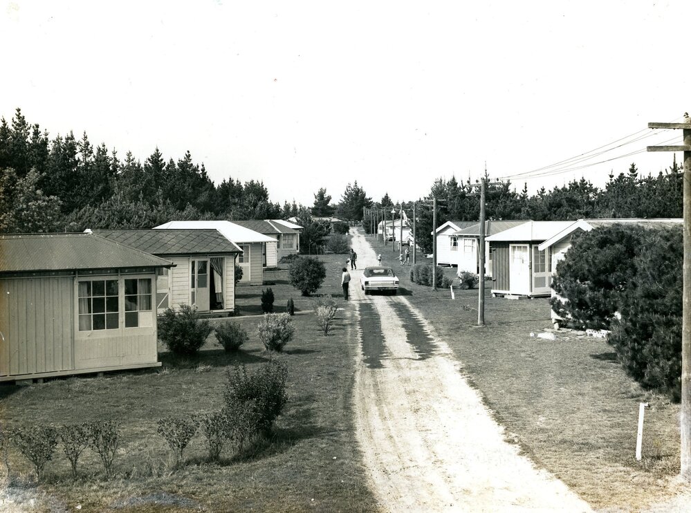 Pineglades street scene, 1970s