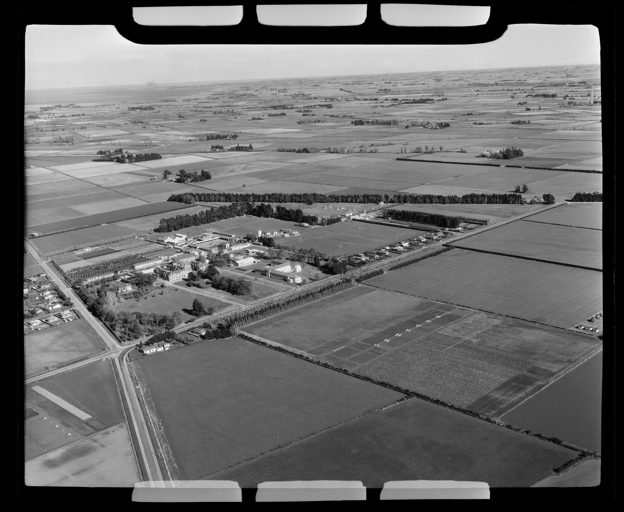 Aerial view of Lincoln