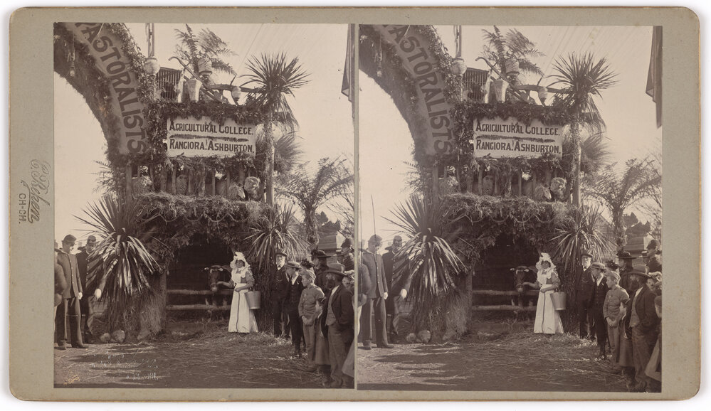 Christchurch Agricultural and Pastoral Show entrance - Agriculture College, Rangiora, Ashburton