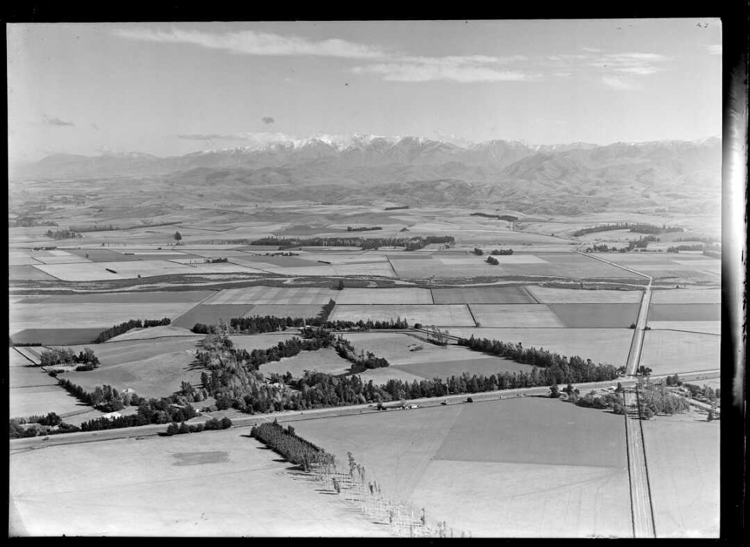 Aerial views of Racecourse Hill