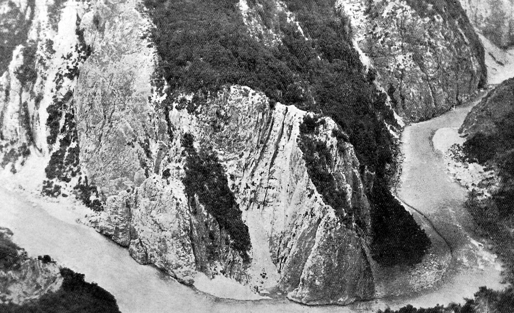 Proposed site of dam on Waimakariri River, 1923