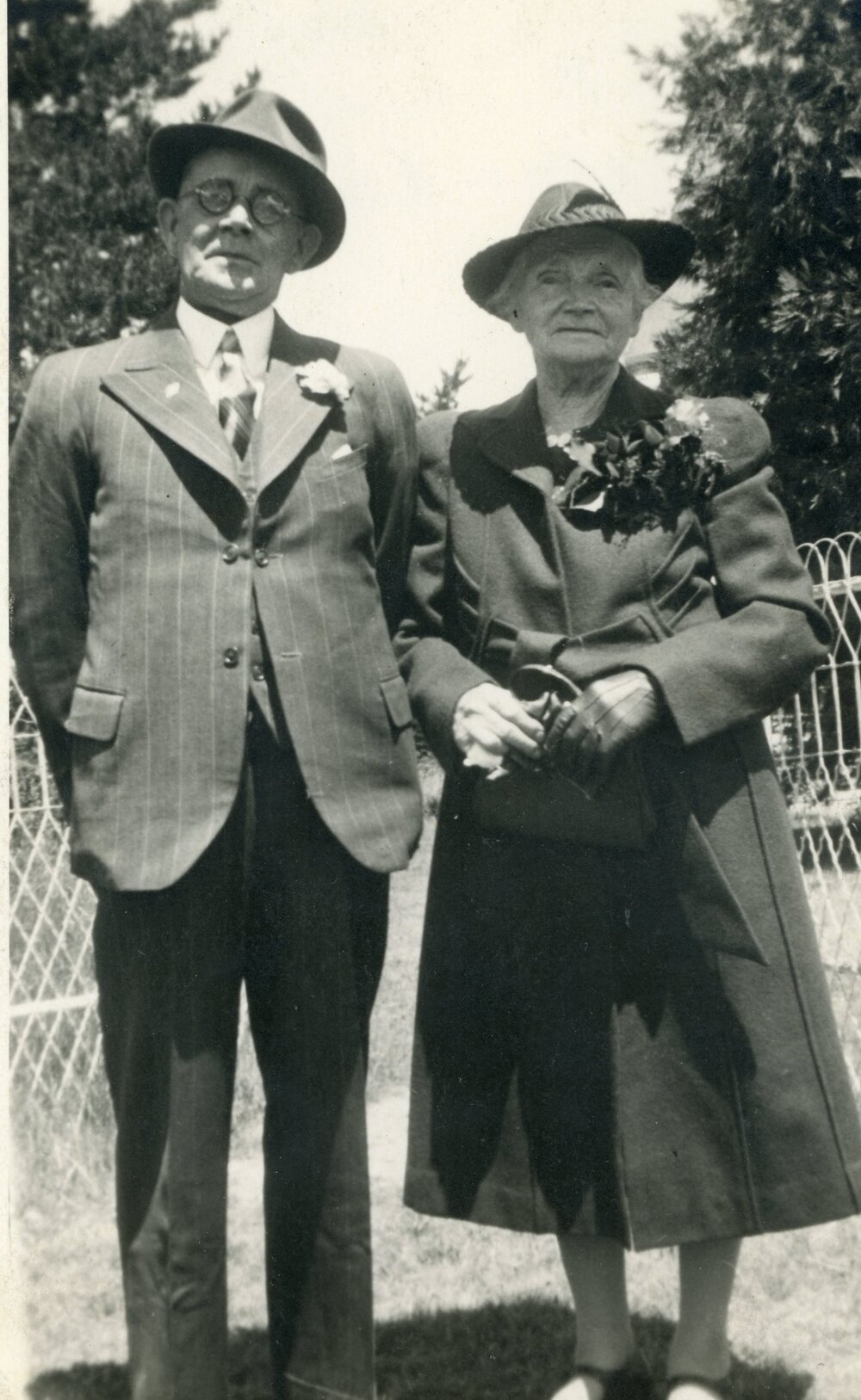 Frank Lawrey and his mother Louisa Lawrey
