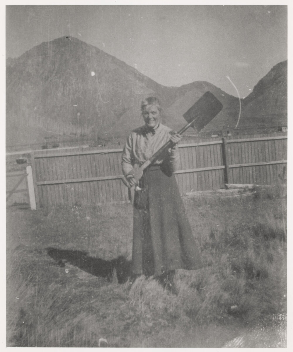 Elizabeth Maude Herriott at Cass Field Station