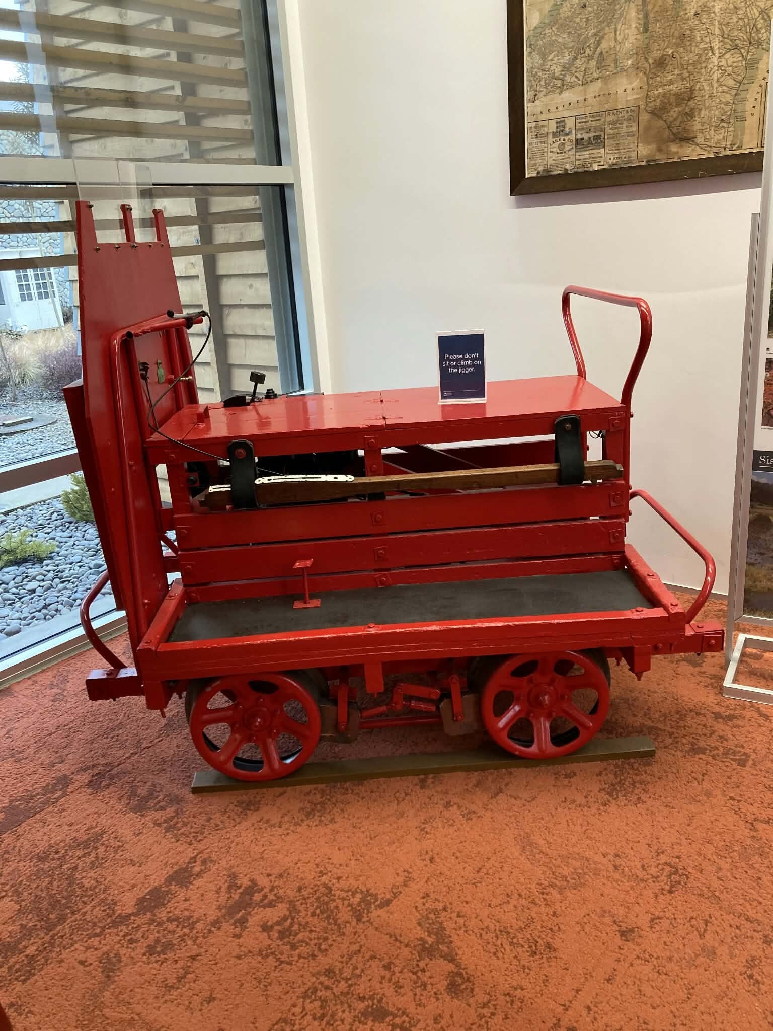 The red Cass railway jigger