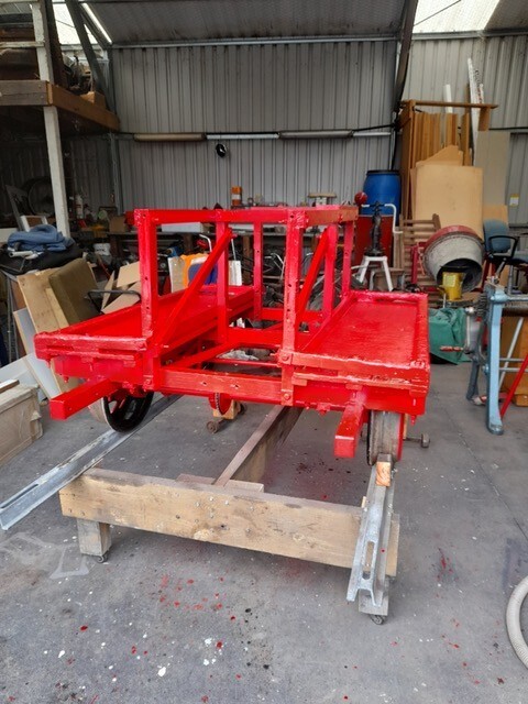 The story of the restoration of the red Cass railway jigger