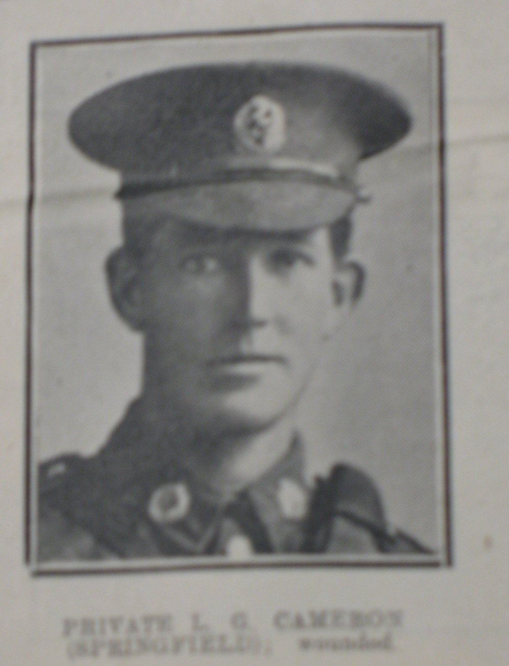 Private L. G. Cameron