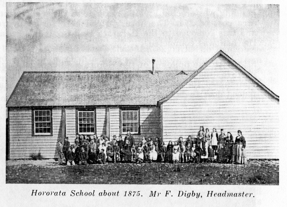 Hororata School about 1875