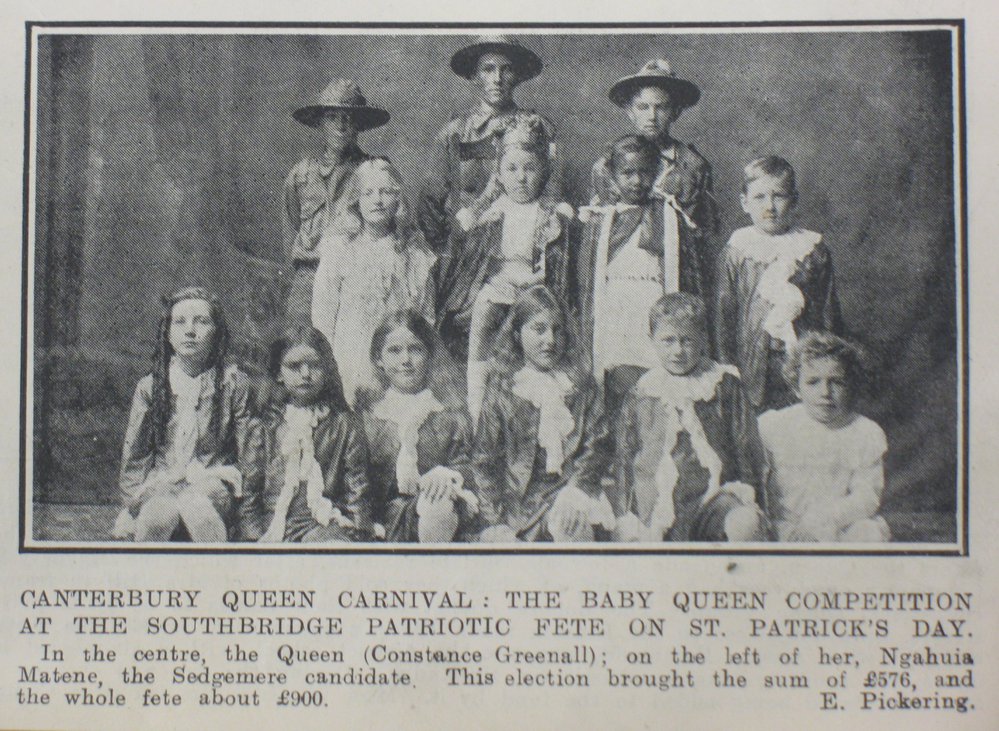 The Baby Queen competition at the Southbridge Patriotic Fete