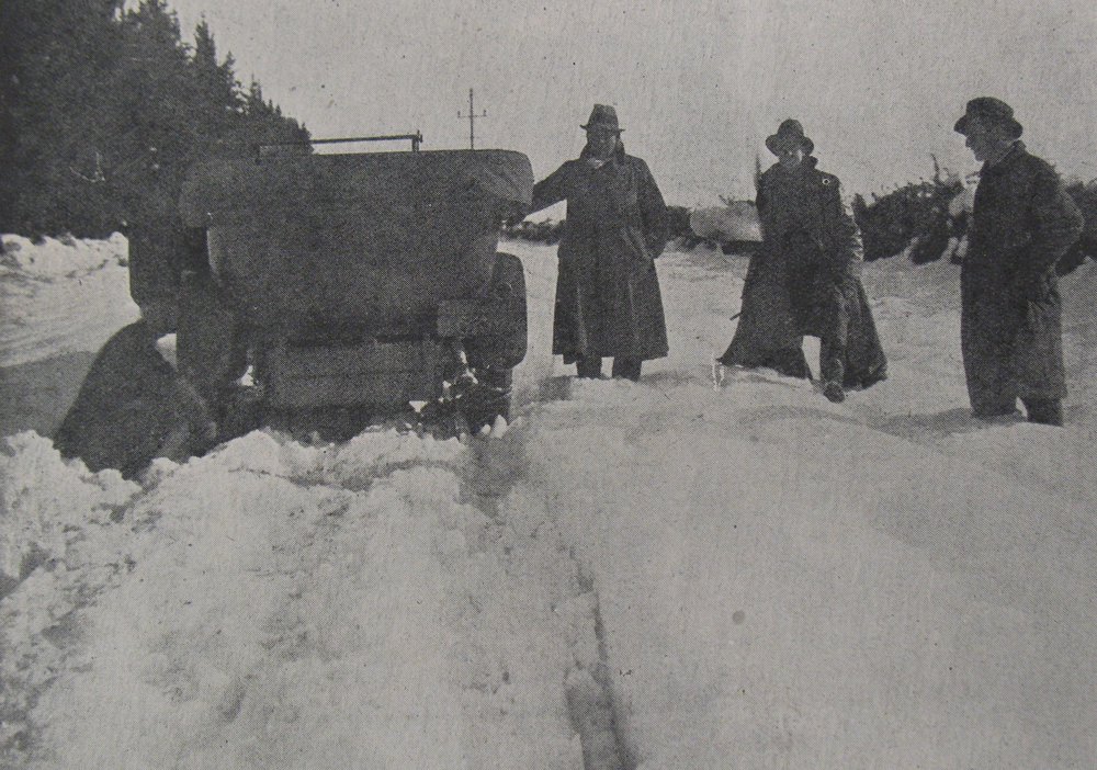 Snowstorm at Lake Coleridge