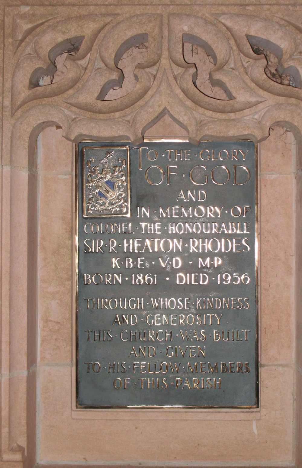 St Paul's Church, Tai Tapu, plaque