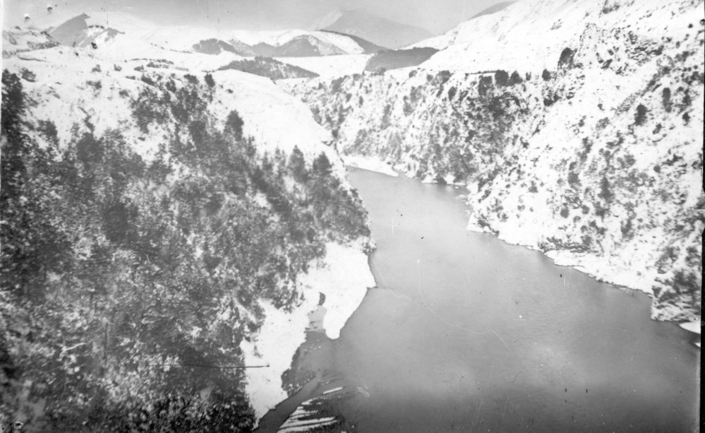 Waimakariri River under snow