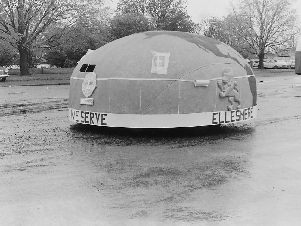 Ellesmere Lions float in Leeston procession