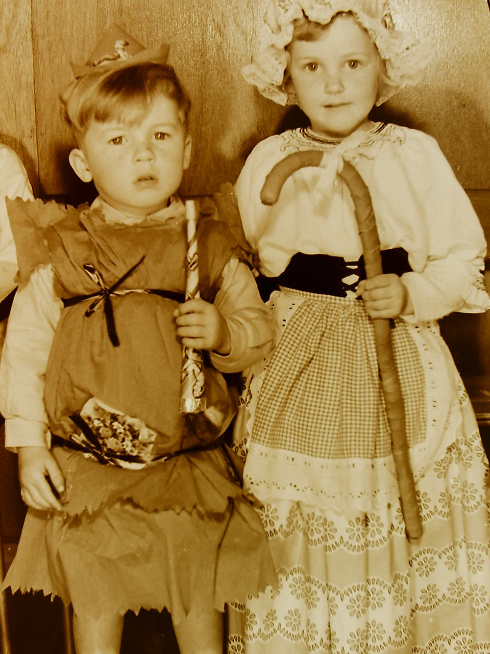 Children at fancy dress party
