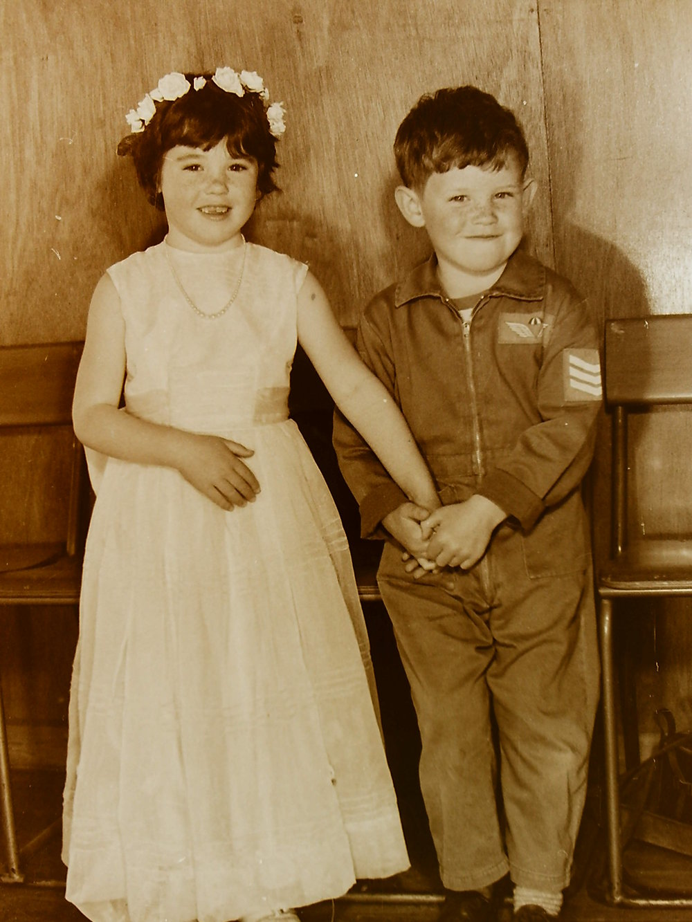 Children at fancy dress party