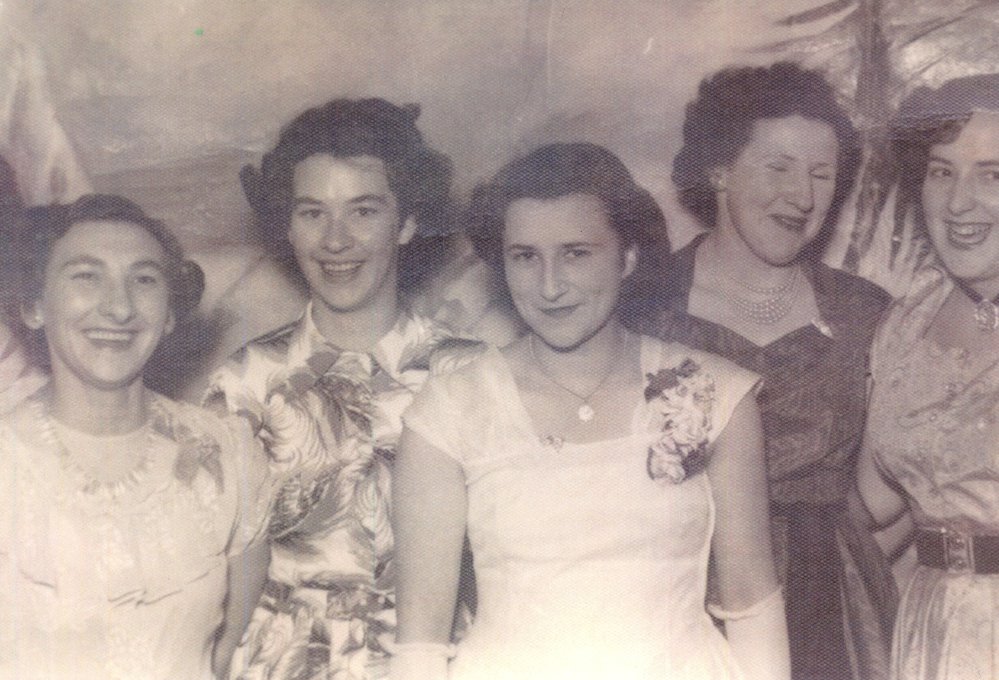 Group of women in dresses 