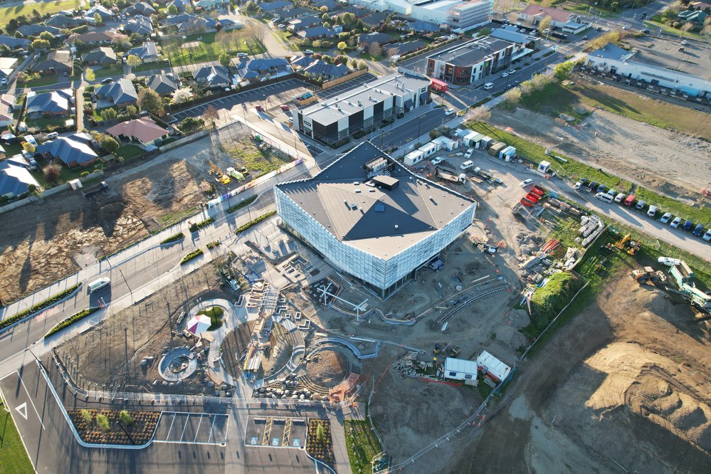 Aerial view of Te Ara Ātea