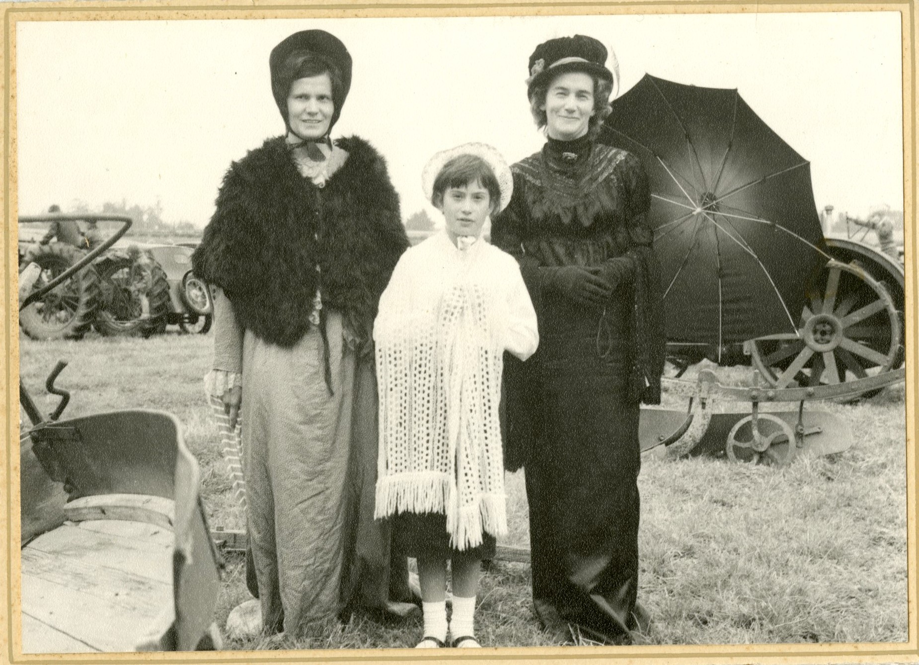 Dressed-up women at Courtenay School Centennial