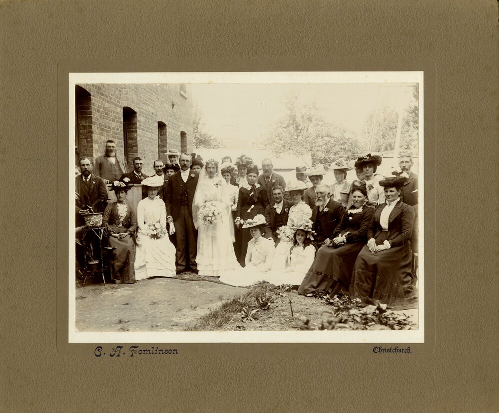 Wedding of Isaac Powell and Jessie McIntosh, 1902