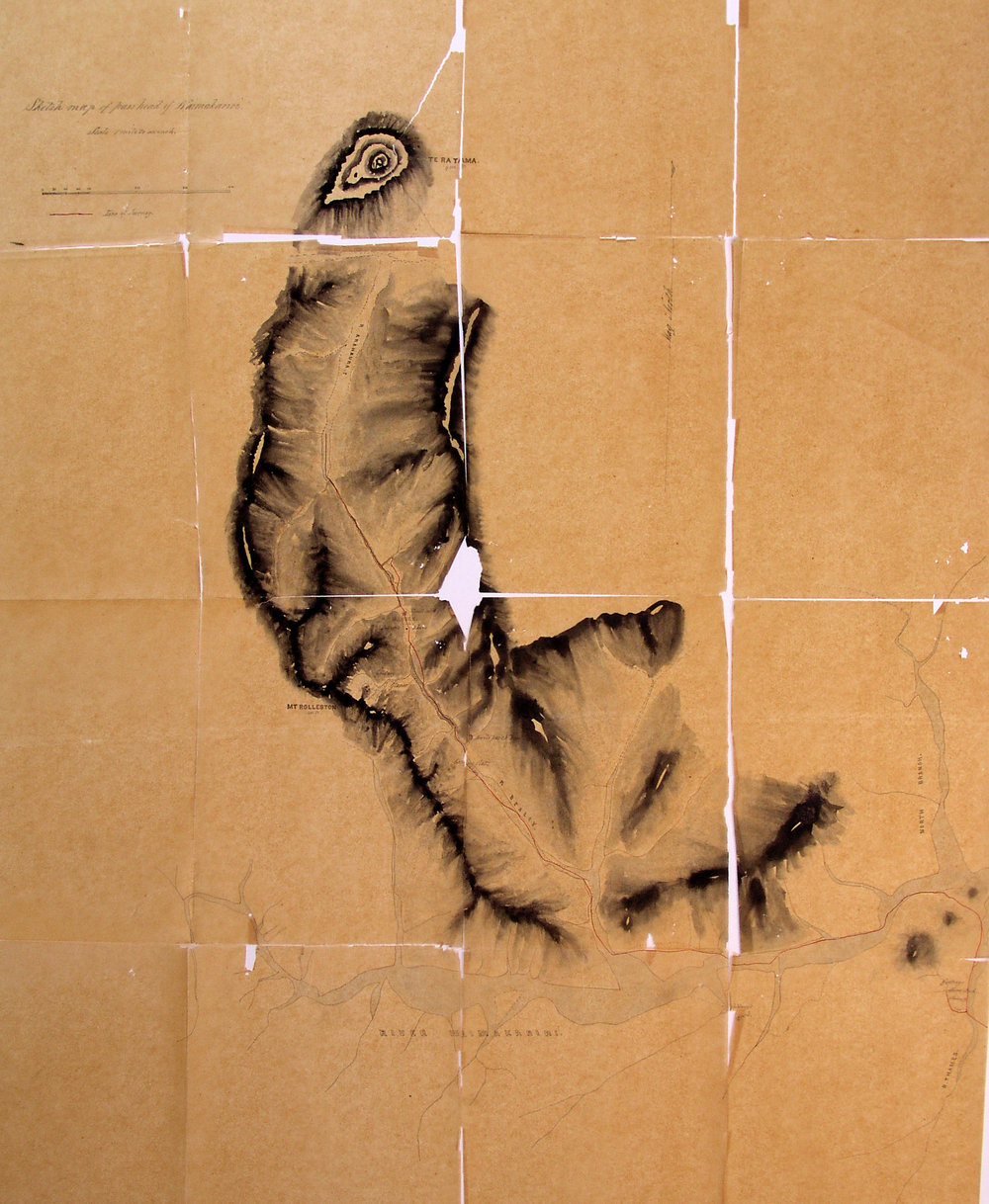 Dobson's map of Arthur's Pass