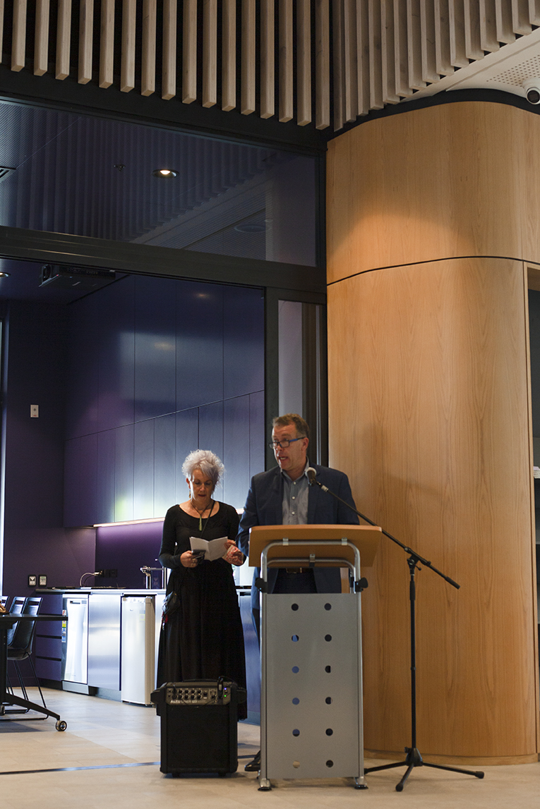 Keynote speaker David Ward, Chief Executive Officer at the opening of Te Ara Ātea
