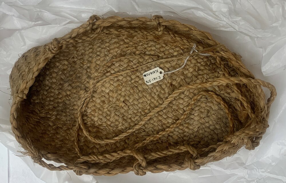 Example of Tī Kōuka  weaving, from Martha Hampton.