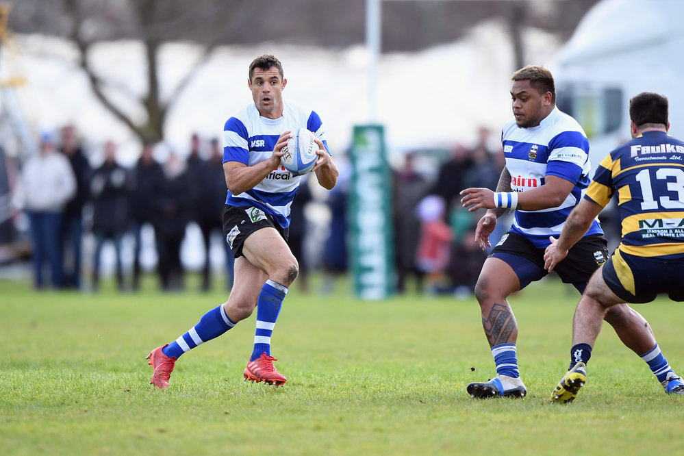 Dan Carter playing for Southbridge team