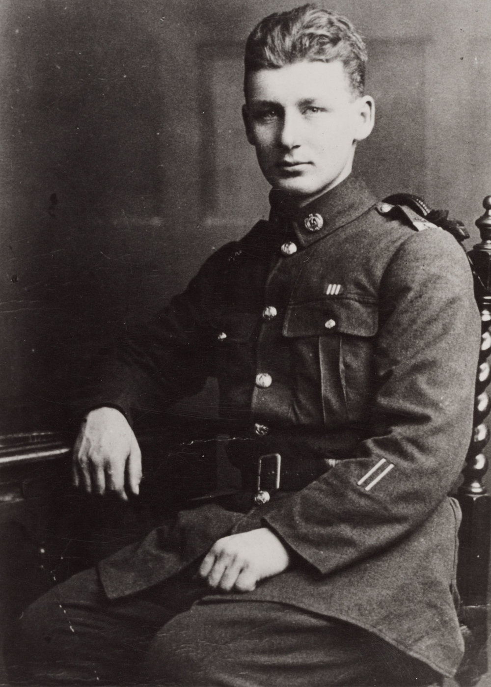 Rewi Alley in military uniform, c.1917