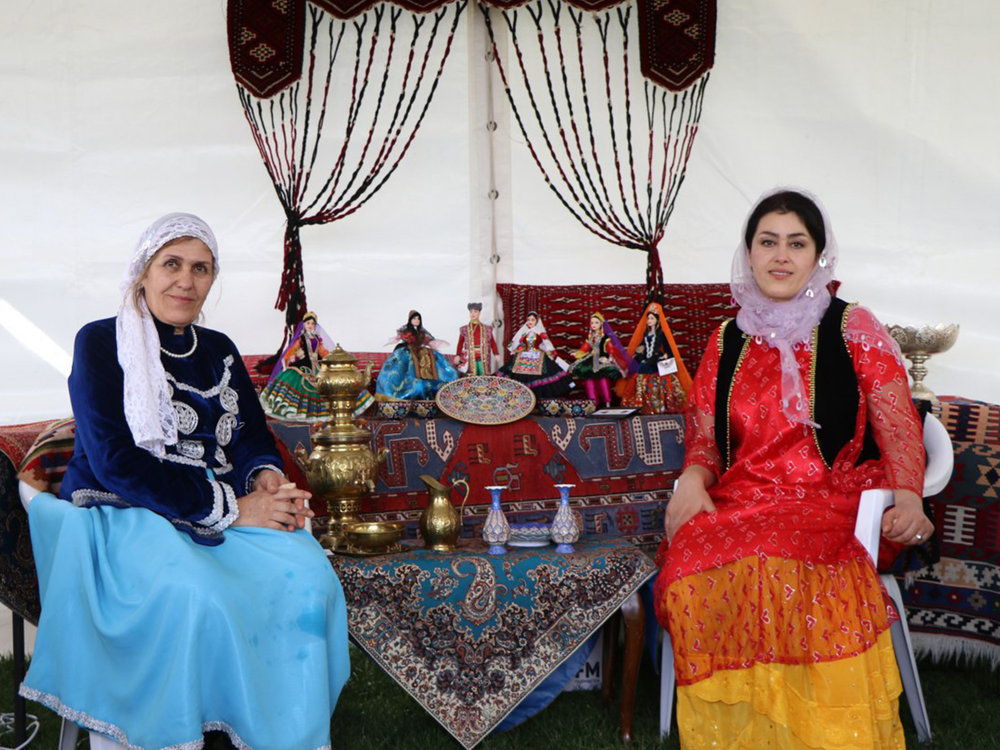 Leila Dadian and her mother at Selwyn CultureFest