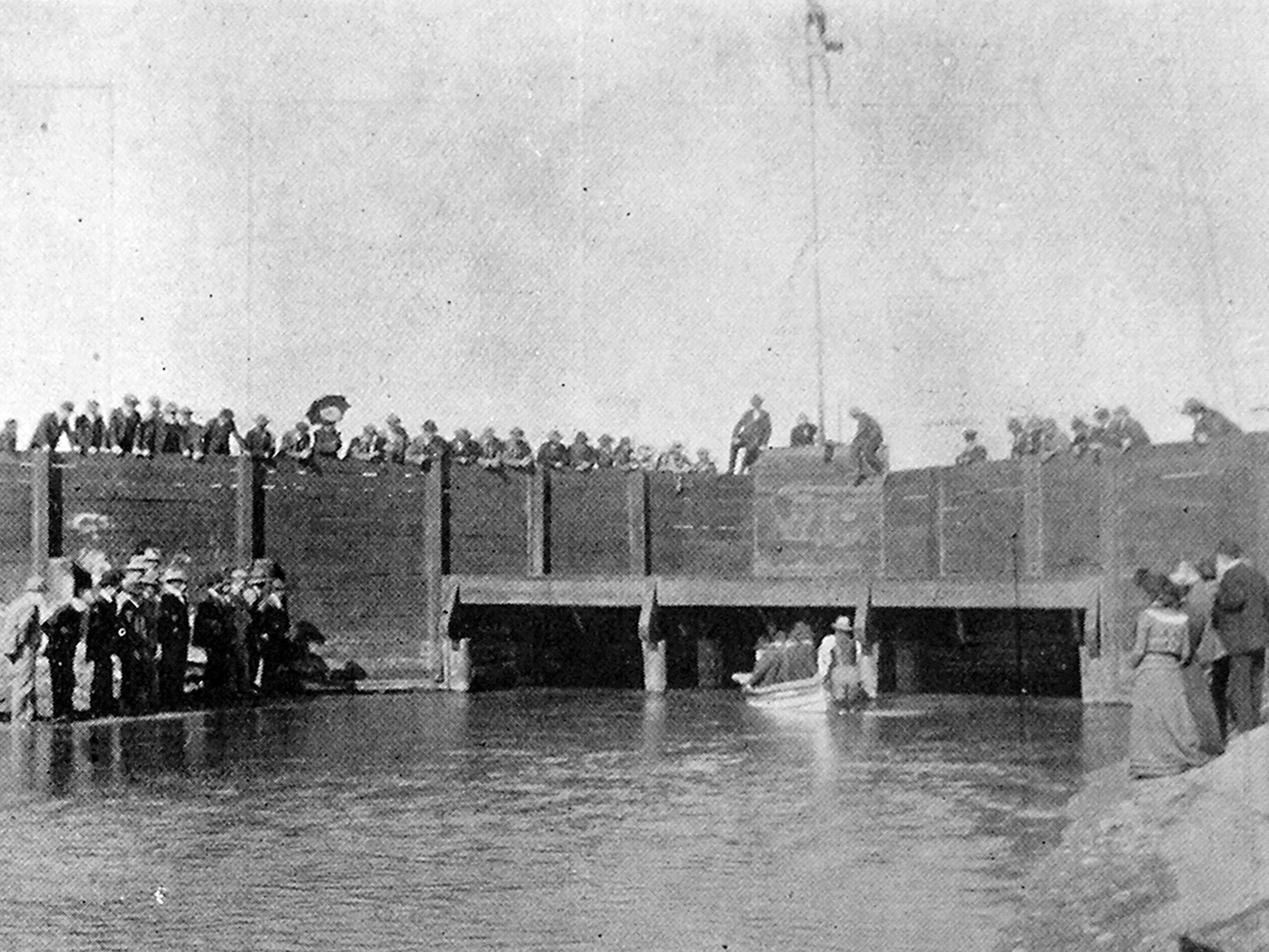 The first outlet at Te Waihora/Lake Ellesmere