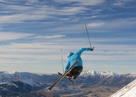 Air time at Mt Cheeseman