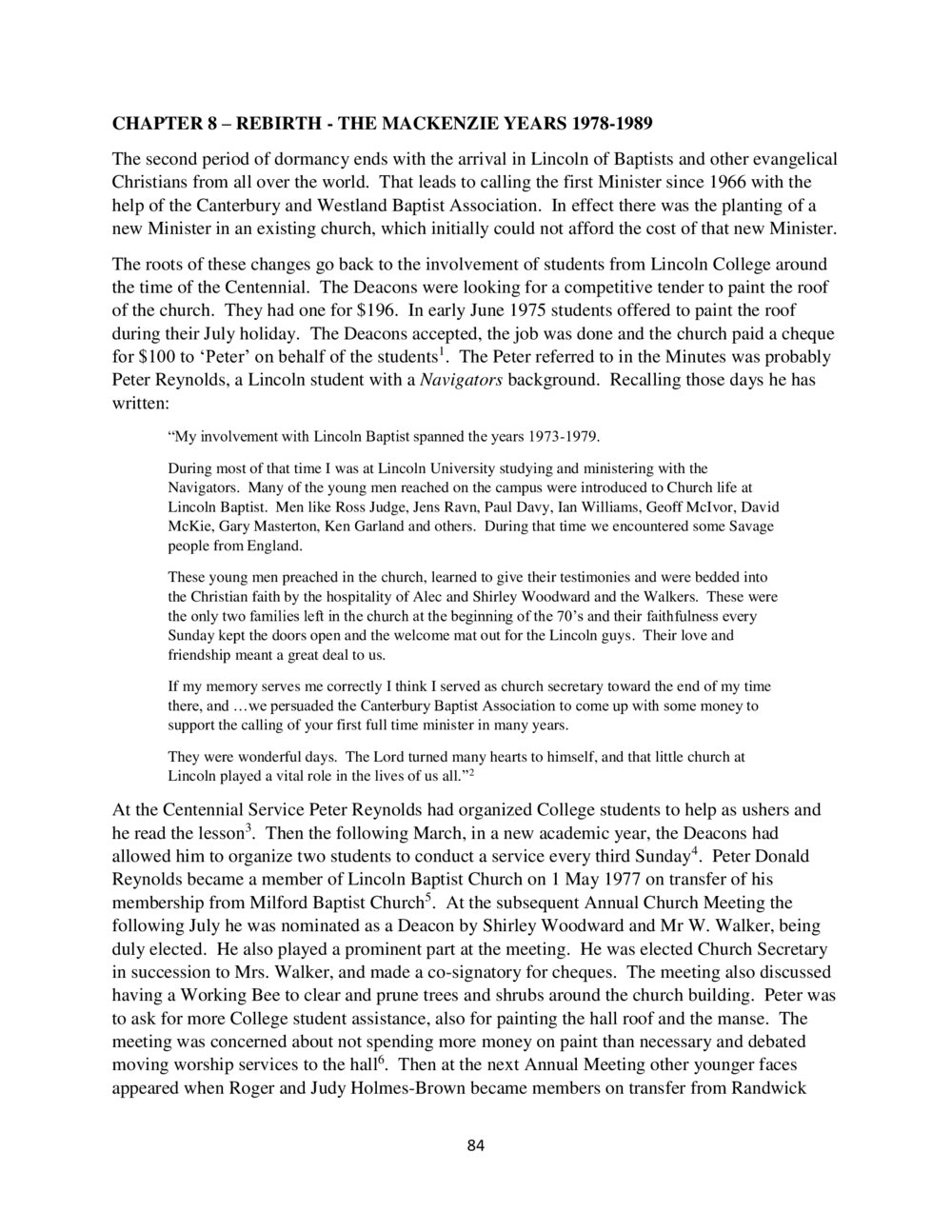 LBC: A History; Chapter 08