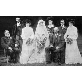 Wedding of Dr George Gosset and Mary Lochead Rennie, 1902