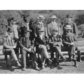 Canterbury Agricultural College, old students and lecturers at prizegiving