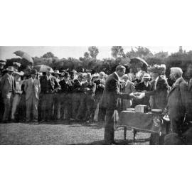 Lady Clifford at Canterbury Agricultural College prizegiving