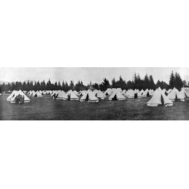 Easter manoeuvres of the Canterbury Volunteers at Sheffield 1907, Blue Force camp