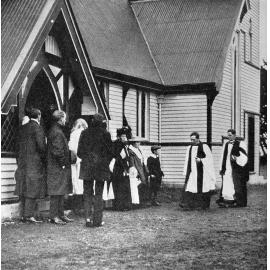 Dedication of new All Saints Anglican Church at Prebbleton, 1907
