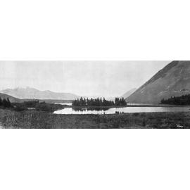 Lake Coleridge Power Station, Lake Coleridge from the flat near the Homestead.1912
