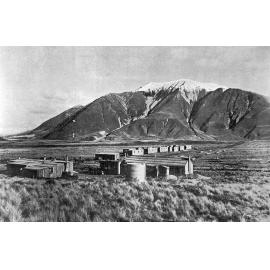 Mr McWilliams's camp near the centre shaft