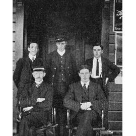 The staff at the Coalgate Railway Station